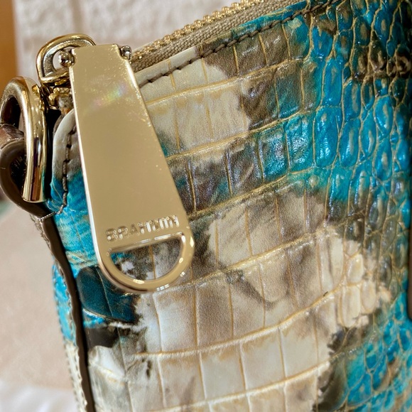 5⭐️SELLER!🌴🐳RARE “BIRD of PARADISE VITORIA” Melbourne BRAHMIN DUXBURY $335 MSRP - Picture 14 of 16